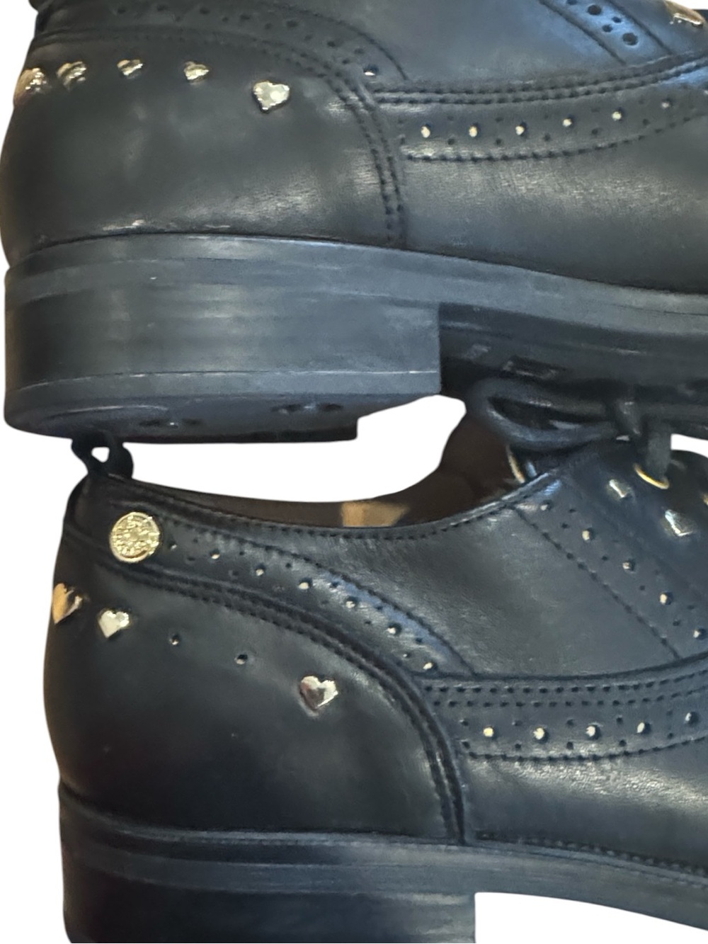 LOVE Moschino Ketsby sneakers in black and mirror gold | Size 40 - Picture 10 of 10